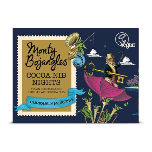 Monty Bojangles Cocoa Nib Nights Vegan Truffles