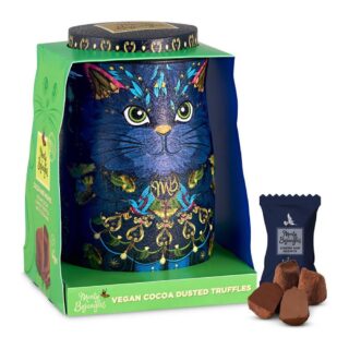 Monty Bojangles Midnight Prince Cocoa Nib Nights Vegan Truffles Cat Tin