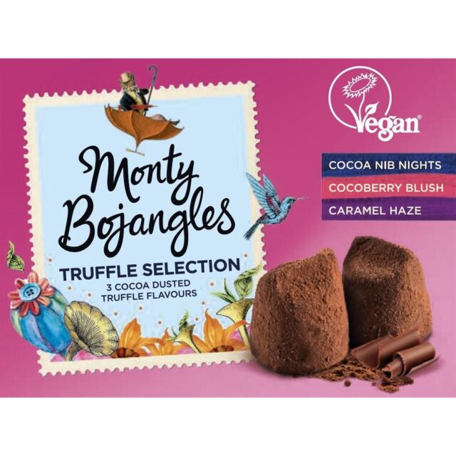 Monty Bojangles Cocoa Dusted Vegan Truffles Selection Gift Box