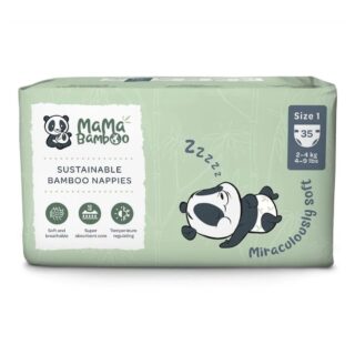 Mama Bamboo Eco Nappies - Size 1 (Newborn)