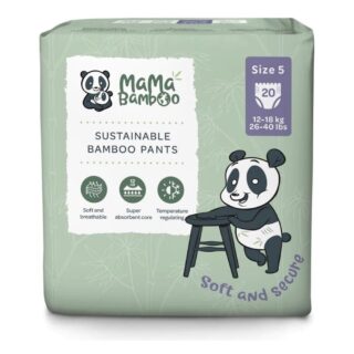 Mama Bamboo Eco Nappy Pants - Size 5+ (Large Plus)