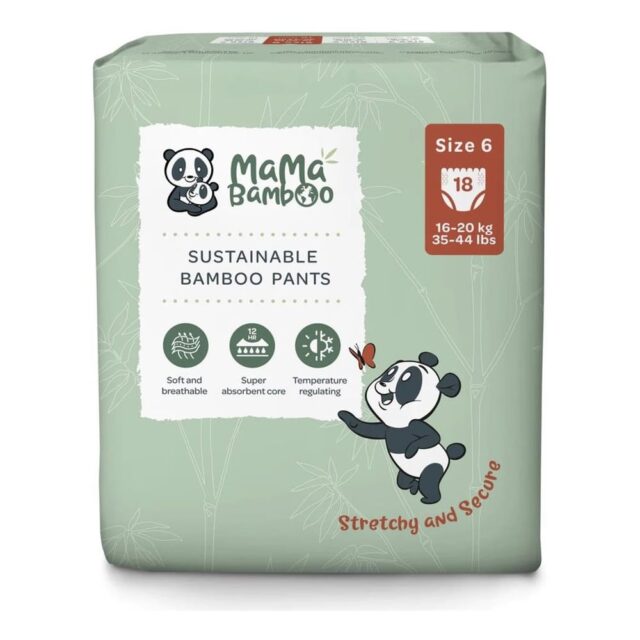 Mama Bamboo Eco Nappy Pants - Size 6+ (X-Large Plus)