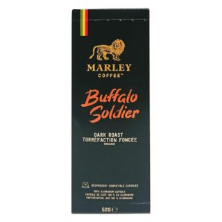 Marley Coffee Nespresso-Compatible Capsules - Earthy & Bold Dark Roast Blend