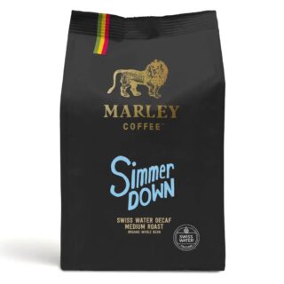 Marley Coffee Simmer Down Organic Swiss Water Decaf Ground Coffee