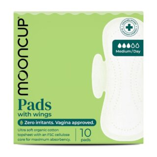 Mooncup Medium Day Pads with Wings