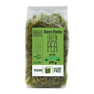 Mill & Folks Easy Pasta Green Pea Pasta Fusilli