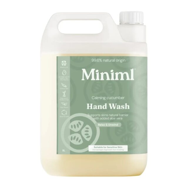 Miniml Natural Closed Loop Hand Soap Cucumber 5L Refill