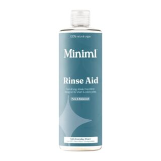 Miniml Dishwasher Rinse Aid Fragrance Free 400ml Bottle