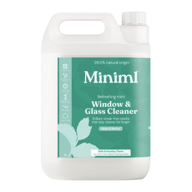 Miniml Mint Window and Glass Cleaner 5L Refill