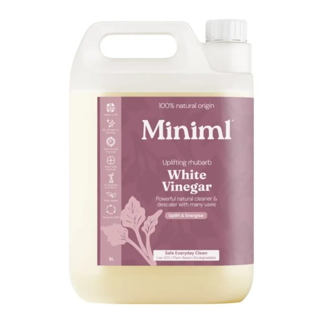 Miniml White Vinegar Wild Rhubarb 5L Refill