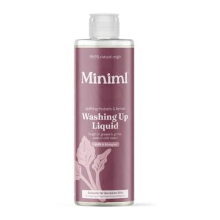 Miniml Wild Rhubarb & Lemon Washing Up Liquid 400ml Bottle