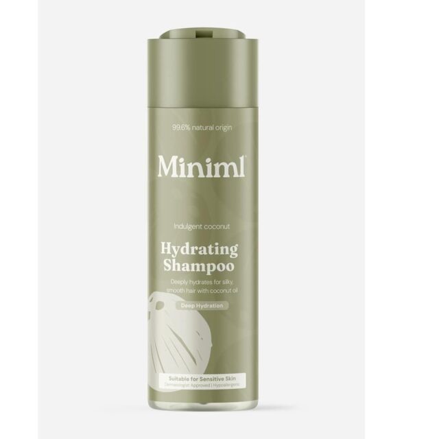Miniml Hydrating Shampoo Nourishing Coconut 400ml Bottle