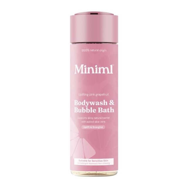 Miniml Bodywash + Bubblebath - Uplifting Pink Grapefruit