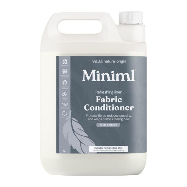 Miniml Natural Closed Loop Fabric Conditioner Fresh Linen 5L Refill