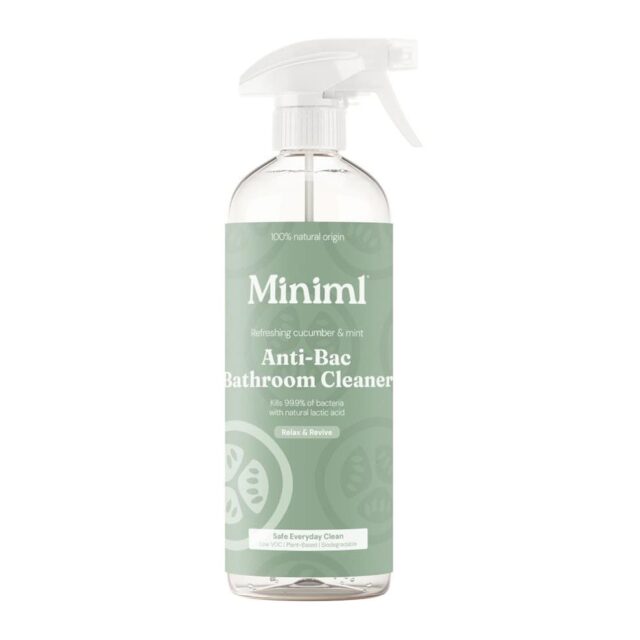Miniml Cucumber & Mint Bathroom Cleaner 750ml Spray Bottle