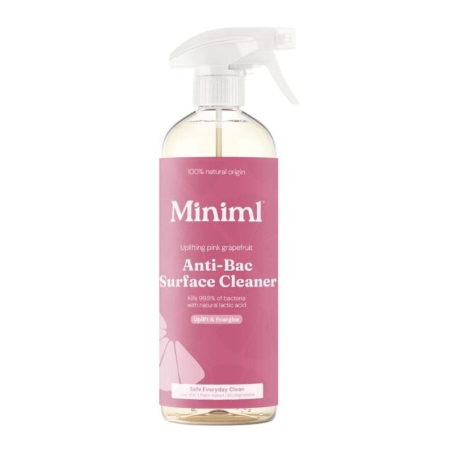 Miniml Pink Grapefruit Anti-Bac Surface Cleaner 750ml Bottle