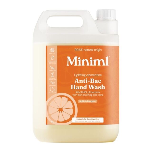 Miniml Sweet Clementine Anti Bac Hand Soap 5L Refill