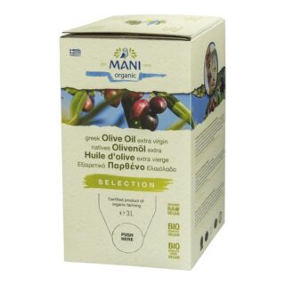 Mani Organic Extra Virgin Olive Oil 3L BIB