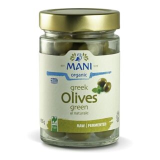 Mani Organic Green Olives al Naturale