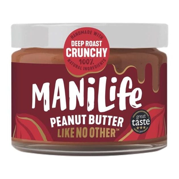Manilife Deep Roast Crunchy Peanut Butter 275g Jar