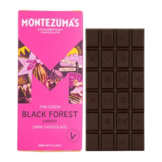 Montezuma's Black Forest Dark Chocolate with Cherry