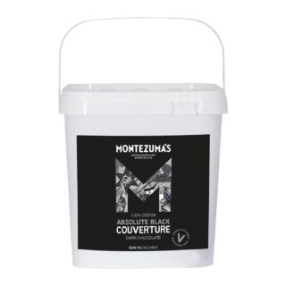 Montezuma's Absolute Black 100% Cocoa Solids 3kg Couverture Tub