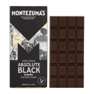 Montezuma's Absolute Black 100% Cocoa with Almonds