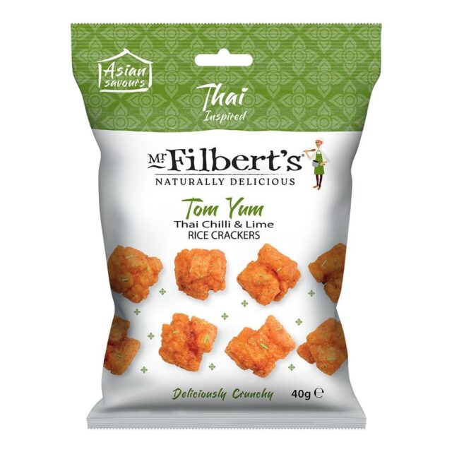 Mr Filberts Tom Yum Thai Chilli & Lime Rice Crackers