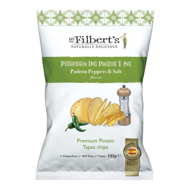 Mr Filberts Padron Pepper & Salt Flavour Crisps