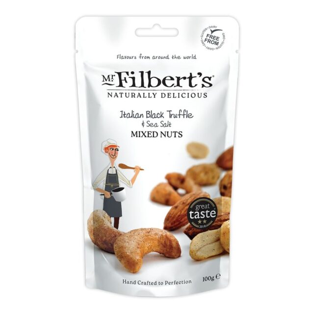Mr Filberts Italian Black Truffle & Sea Salt Mixed Nuts