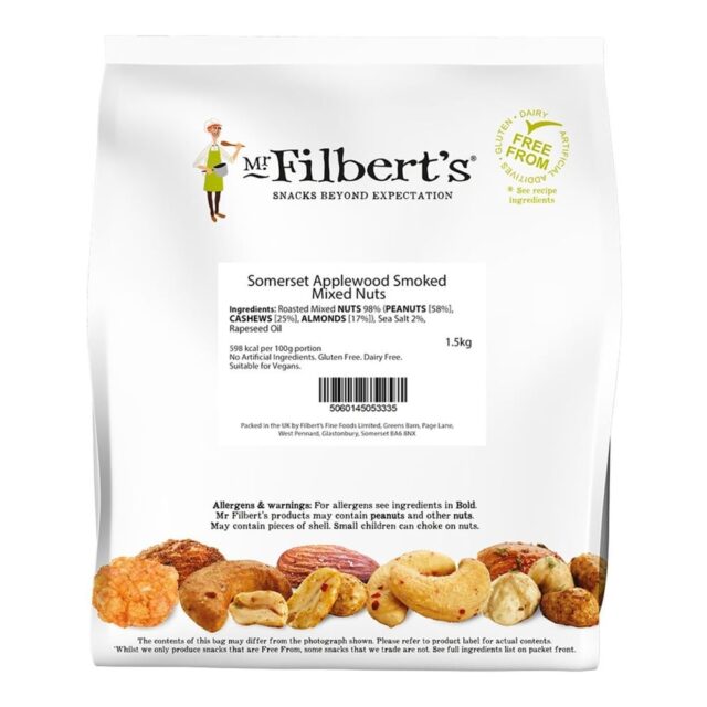 Mr Filberts Somerset Applewood Smoked Mixed Nuts