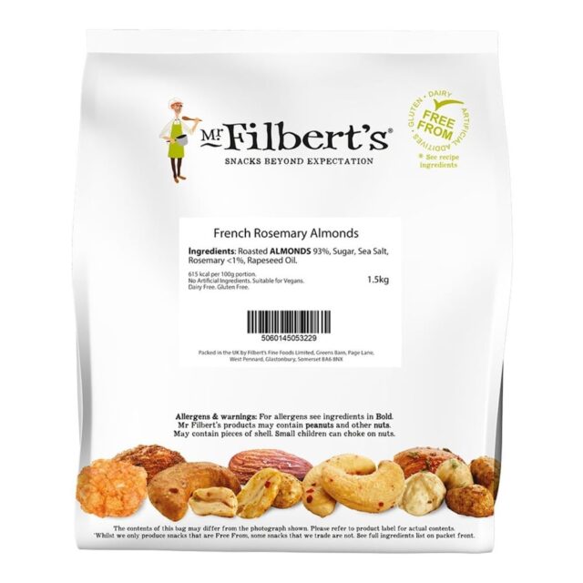 Mr Filberts French Rosemary Almonds
