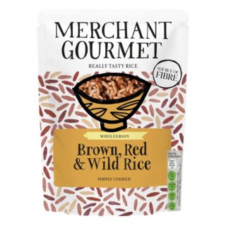 Merchant Gourmet Brown Red & Wild Microwaveable Rice