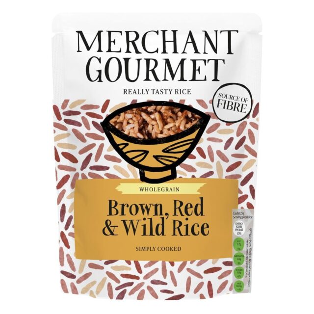 Merchant Gourmet Brown Red & Wild Microwaveable Rice