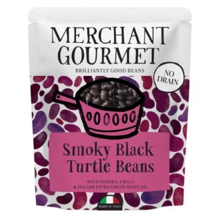 Merchant Gourmet Smoky Black Turtle Beans with Paprika & Chilli
