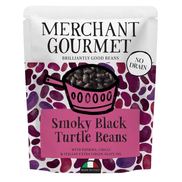 Merchant Gourmet Smoky Black Turtle Beans with Paprika & Chilli