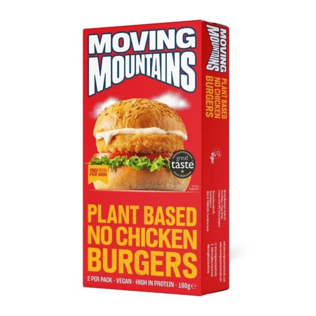 Moving Mountains Plant Based No Chicken Burgers 2x90g