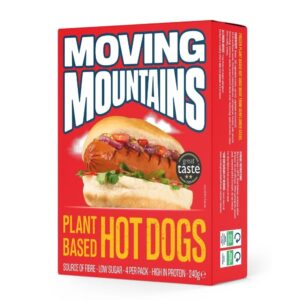 Moving Mountains Plant Based Hotdogs 4 x 60g