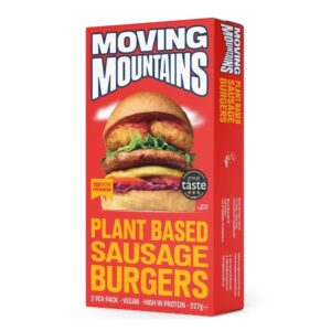 Moving Mountains Plant Based Sausage Burgers 2 x 113.5g