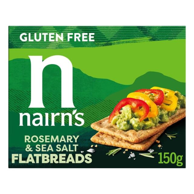 Nairns Gluten Free Rosemary Sea Salt Flatbreads