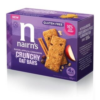 Nairns Gluten Free Raisin Apple & Cinnamon Crunchy Oat Bars