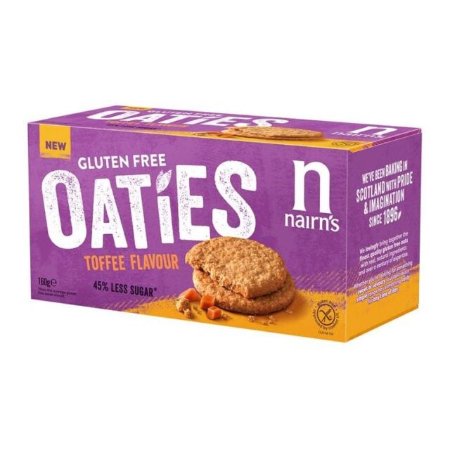 Nairns Gluten Free Oaties Toffee Flavour