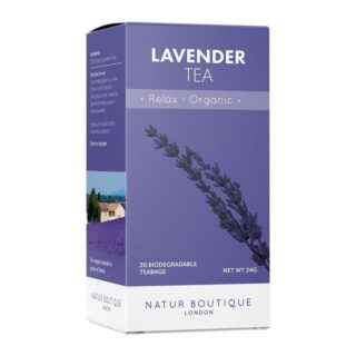 Natur Boutique Organic Lavender Tea 20 Tea Bags