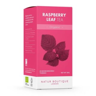 Natur Boutique Organic Raspberry Leaf Tea 20 Tea Bags