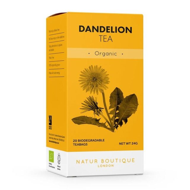 Natur Boutique Organic Dandelion Tea 20 Tea Bags