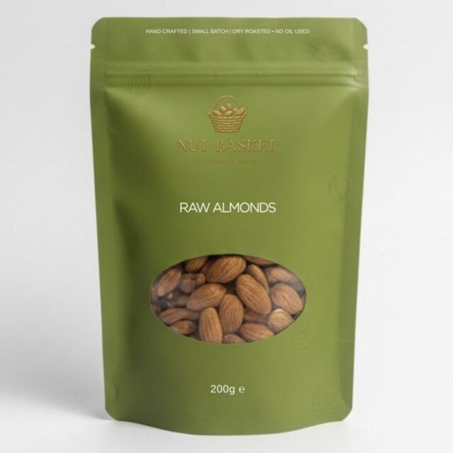 Nut Basket Raw Almonds
