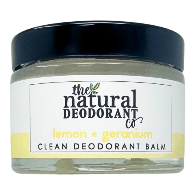 The Natural Deodorant Co. Lemon + Geranium Clean Balm