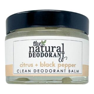 The Natural Deodorant Co. Citrus + Black Pepper Clean Balm