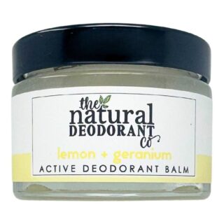 The Natural Deodorant Co. Lemon + Geranium Active Balm