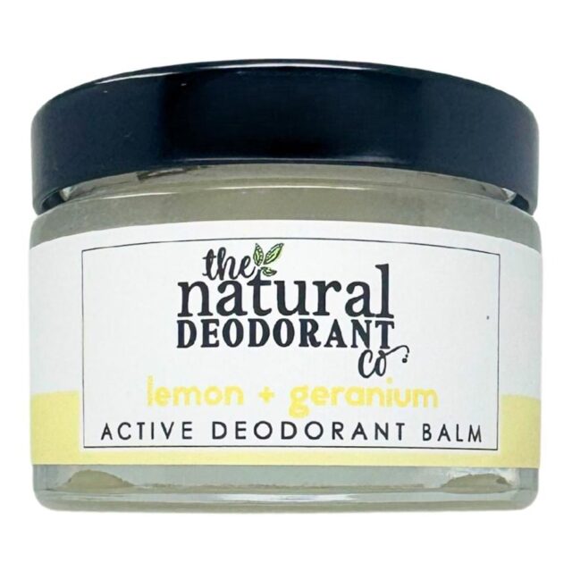 The Natural Deodorant Co. Lemon + Geranium Active Balm